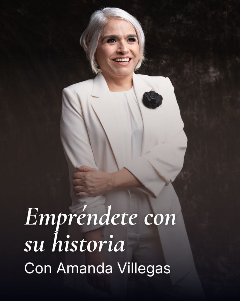 Conductora del podcast emprendete con su historia